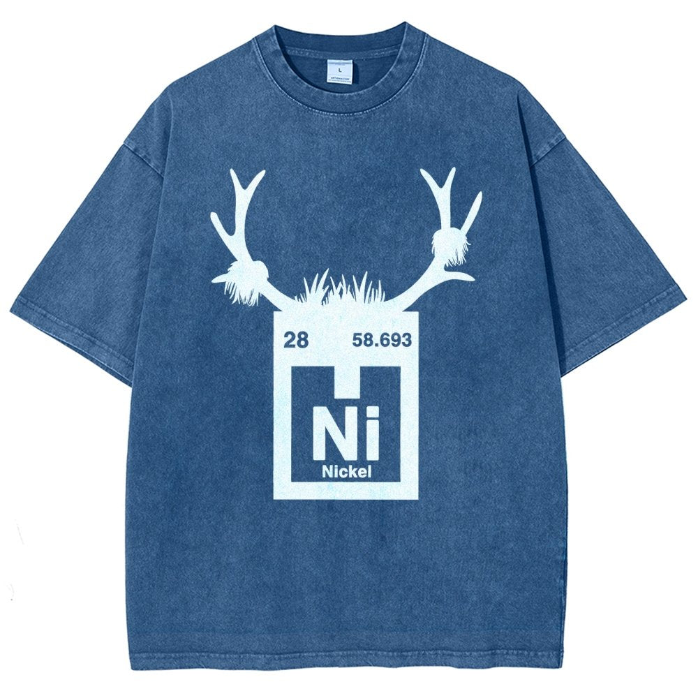 Ni Element Vintage Distressed T-shirt
