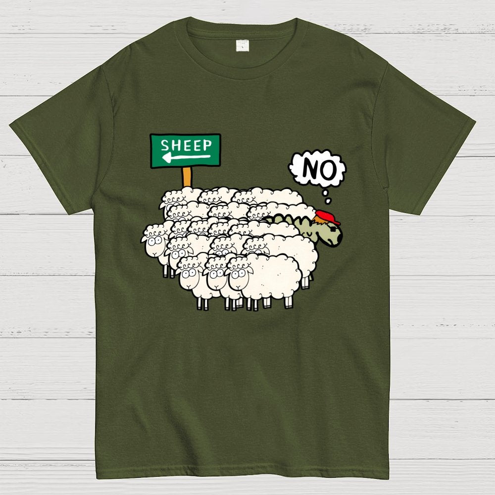 Don't Be a Sheep Geek T-Shirt
