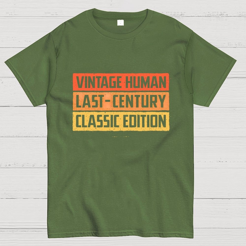 Vintage Human Geek T-Shirt