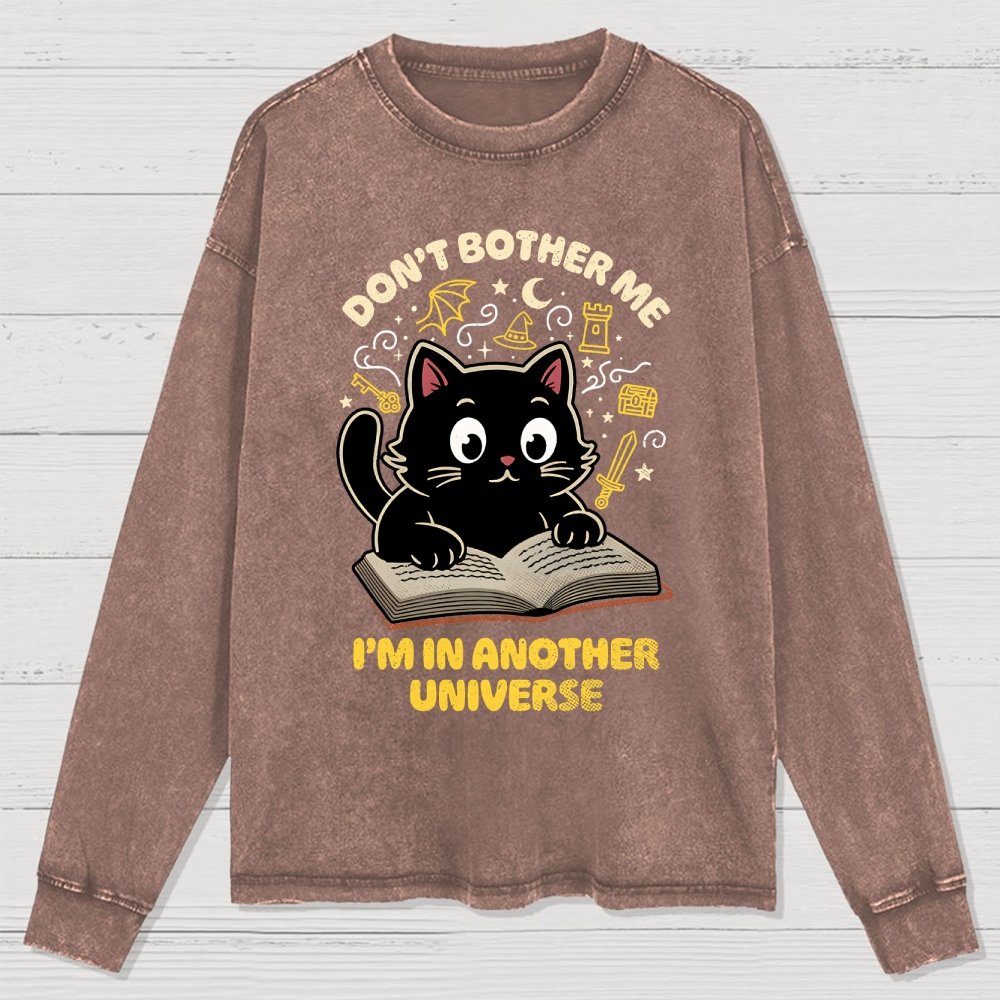I'm In Another Universe Washed Long Sleeve Tee
