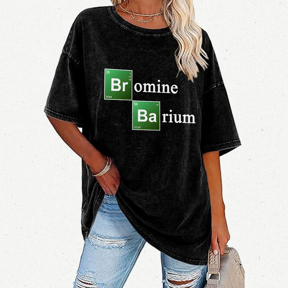 Chemical Adventure Bromine Barium Vintage Distressed T-shirt