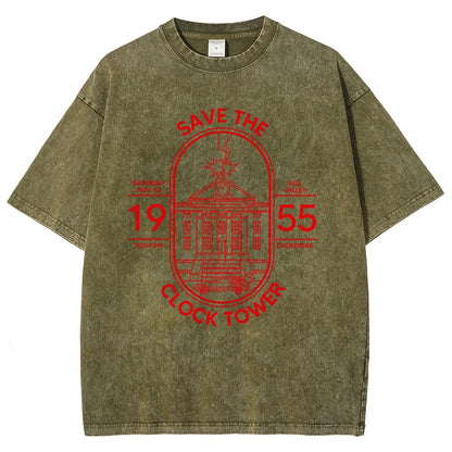 Save the Time Marker Vintage Distressed T-shirt