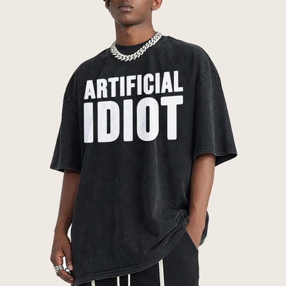 Artificial Idiot Vintage Distressed T-shirt