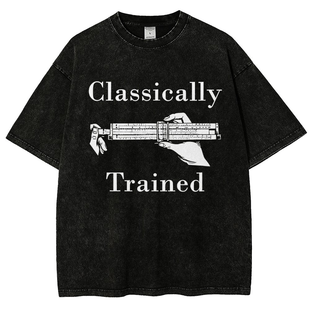 Slide Rule Classically Trained Vintage Distressed T-shirt