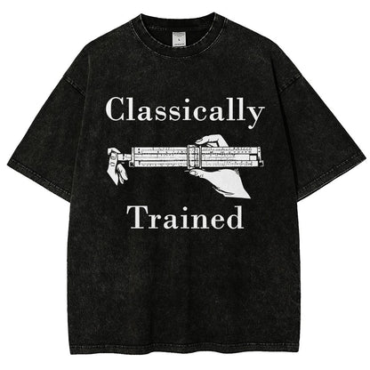 Slide Rule Classically Trained Vintage Distressed T-shirt
