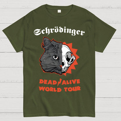 Schrodinger -Dead   Alive World Tour Geek T-Shirt