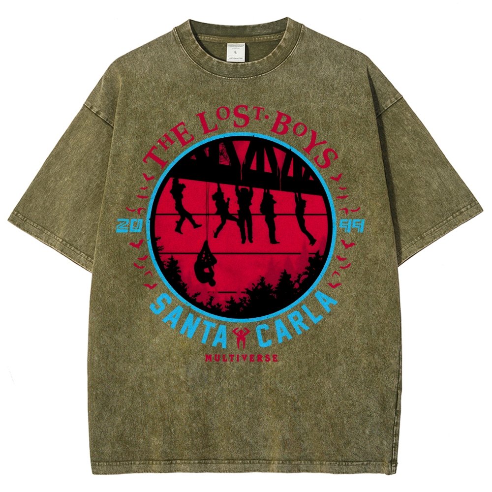 Futuristic Wanderers 2099 Vintage Distressed T-shirt
