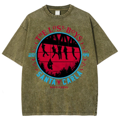 Futuristic Wanderers 2099 Vintage Distressed T-shirt