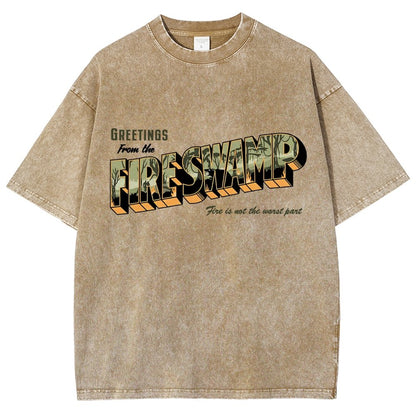Greetings From The Mystic Swamp Vintage Distressed T-shirt