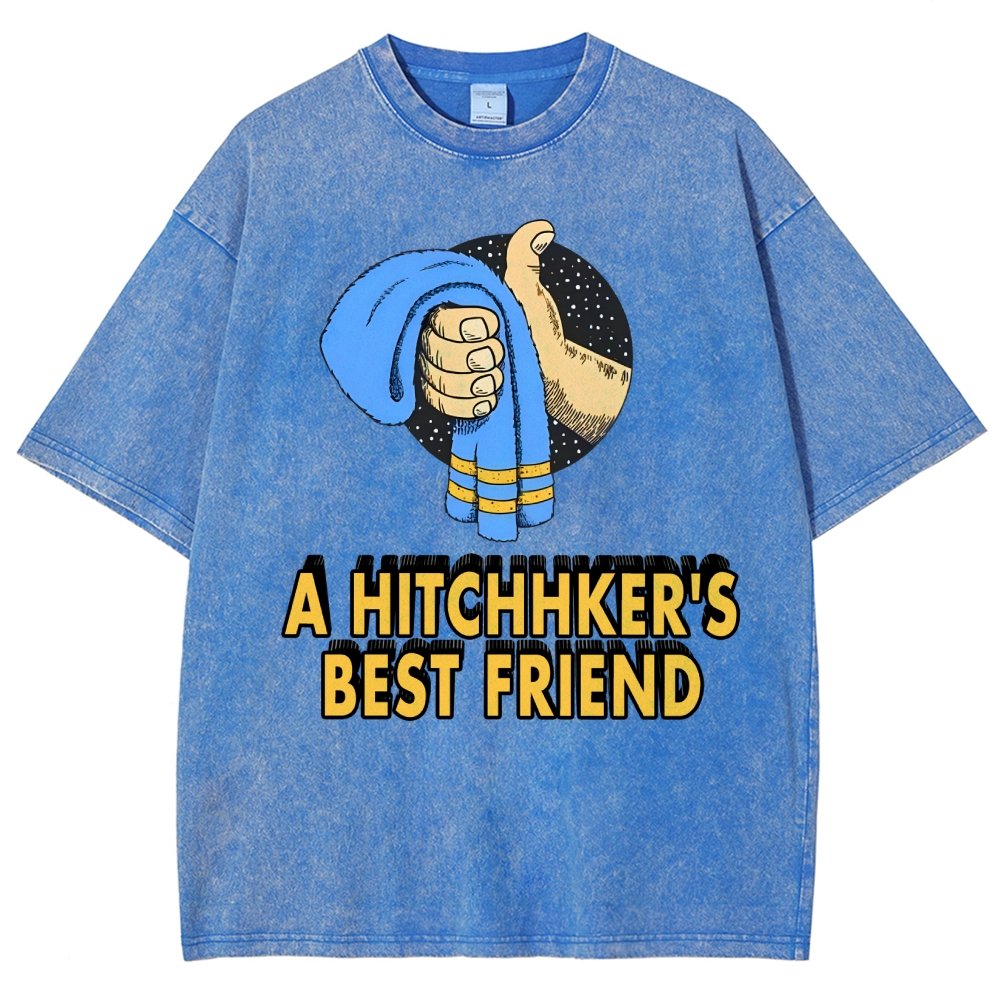 A Hitchhiker‘S Best Friend  Vintage Distressed T-shirt