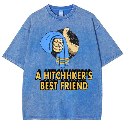 A Hitchhiker‘S Best Friend  Vintage Distressed T-shirt