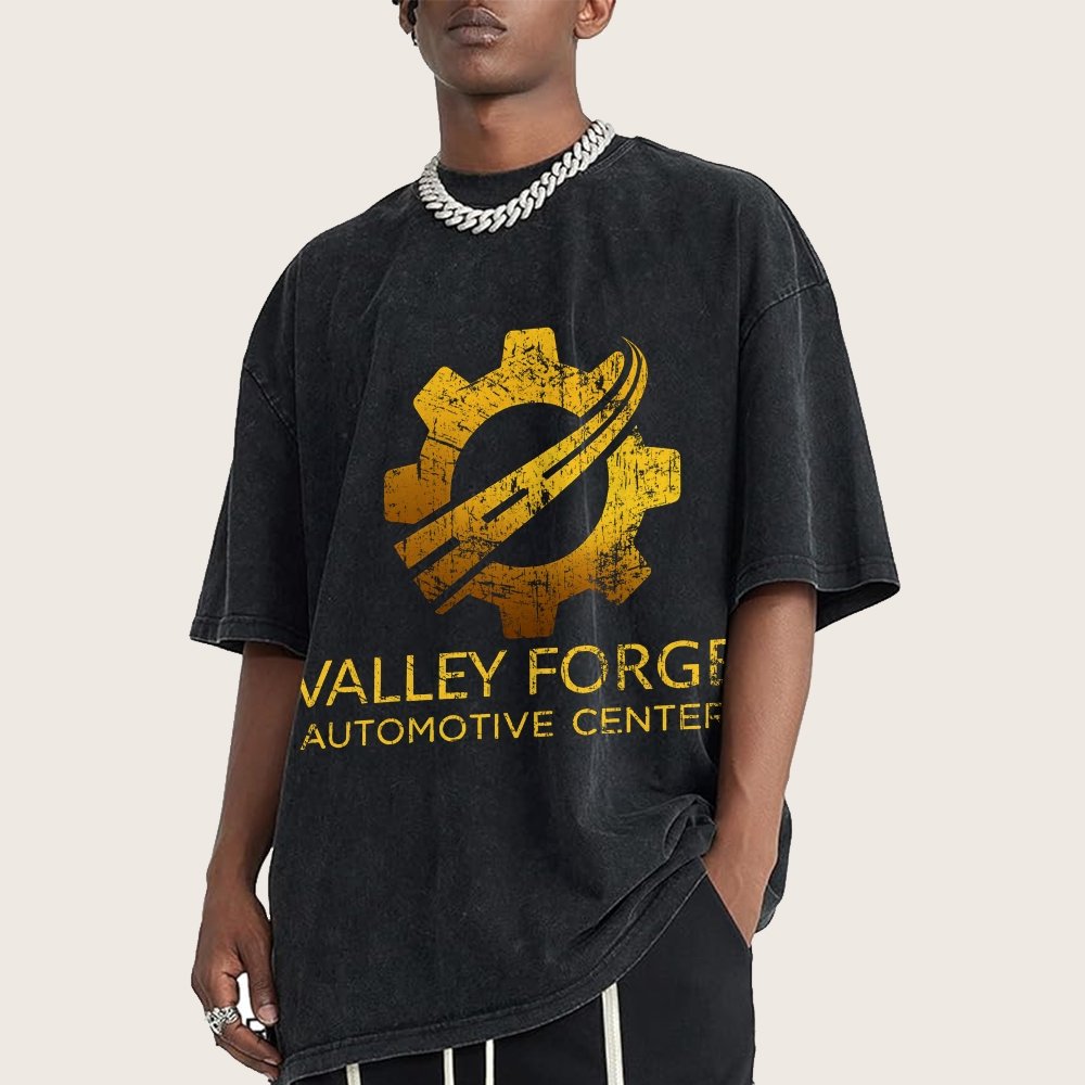 Funny Valley Forge Automotive Vintage Distressed T-shirt
