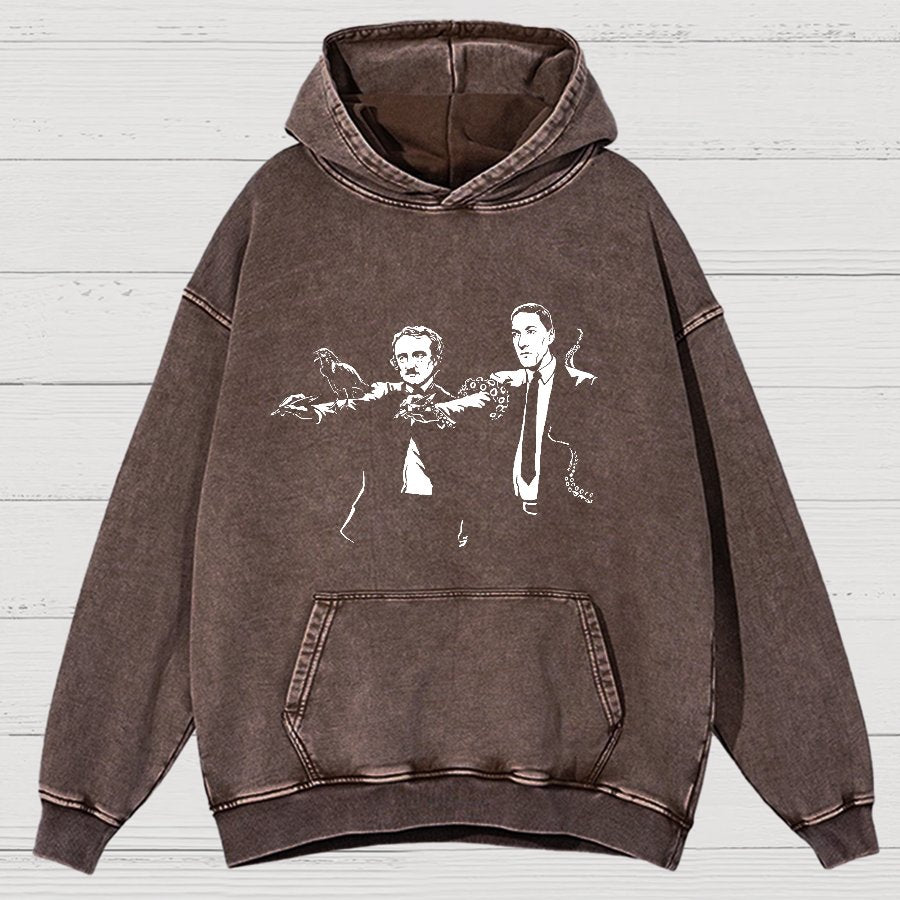 DARK FICTION II Vintage Distressed Hoodie