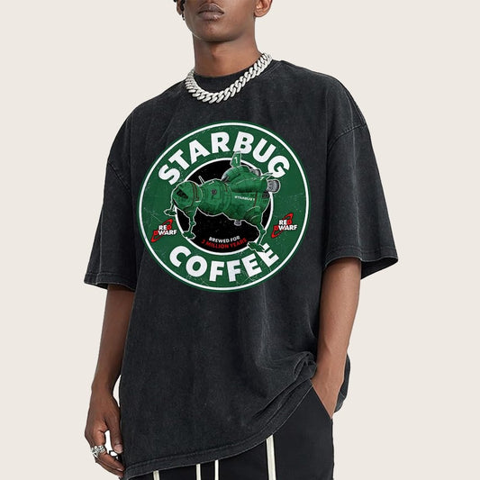 Cosmic Café Vintage Distressed T-shirt