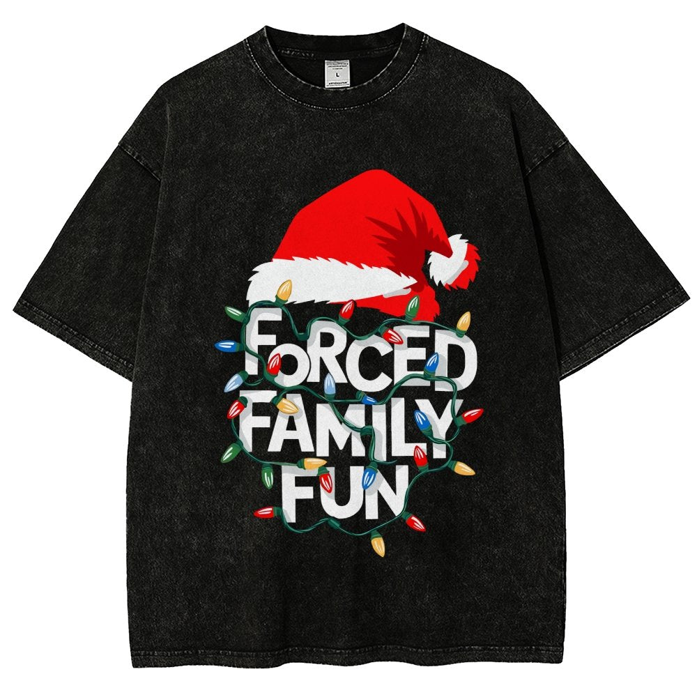 Forced Family Fun Vintage Distressed T-shirt