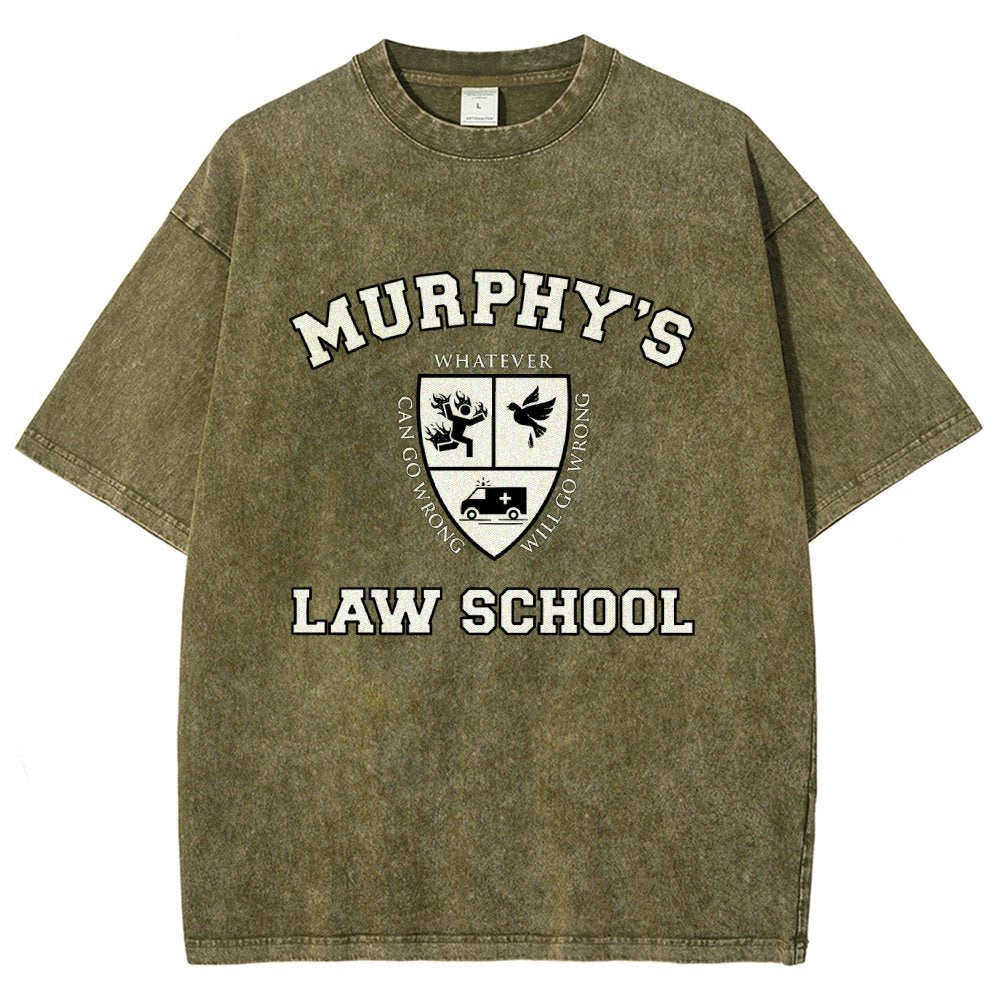 Murphy's Law School Vintage Distressed T-shirt