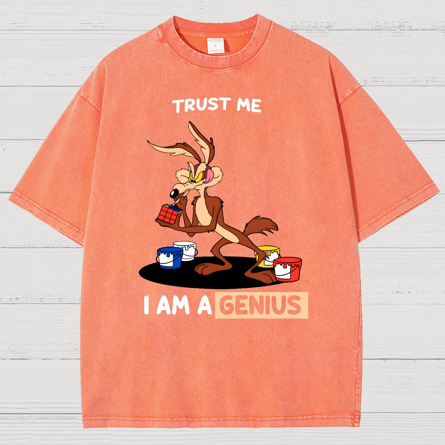 Trust Me I'm A Genius Vintage Distressed T-shirt