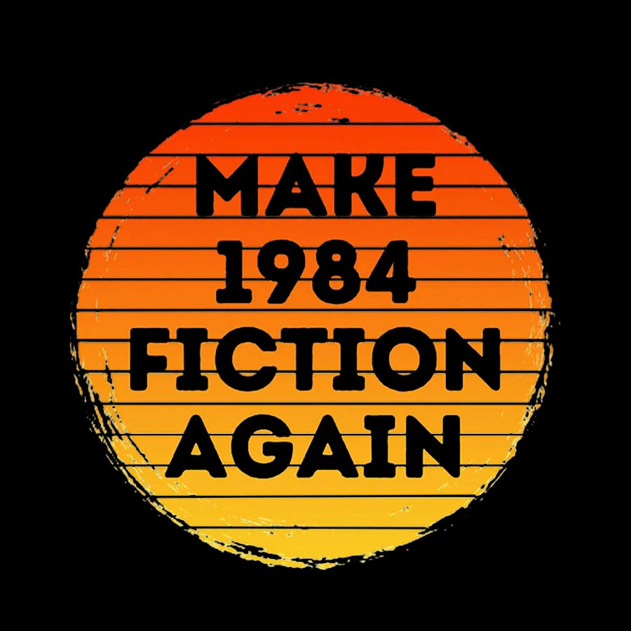 Make 1984 Fiction Again Geeky T-Shirt