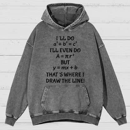 Funny Math Teacher Joke Men Women Fun Math Quotes Teacher Vintage Distressed Hoodie