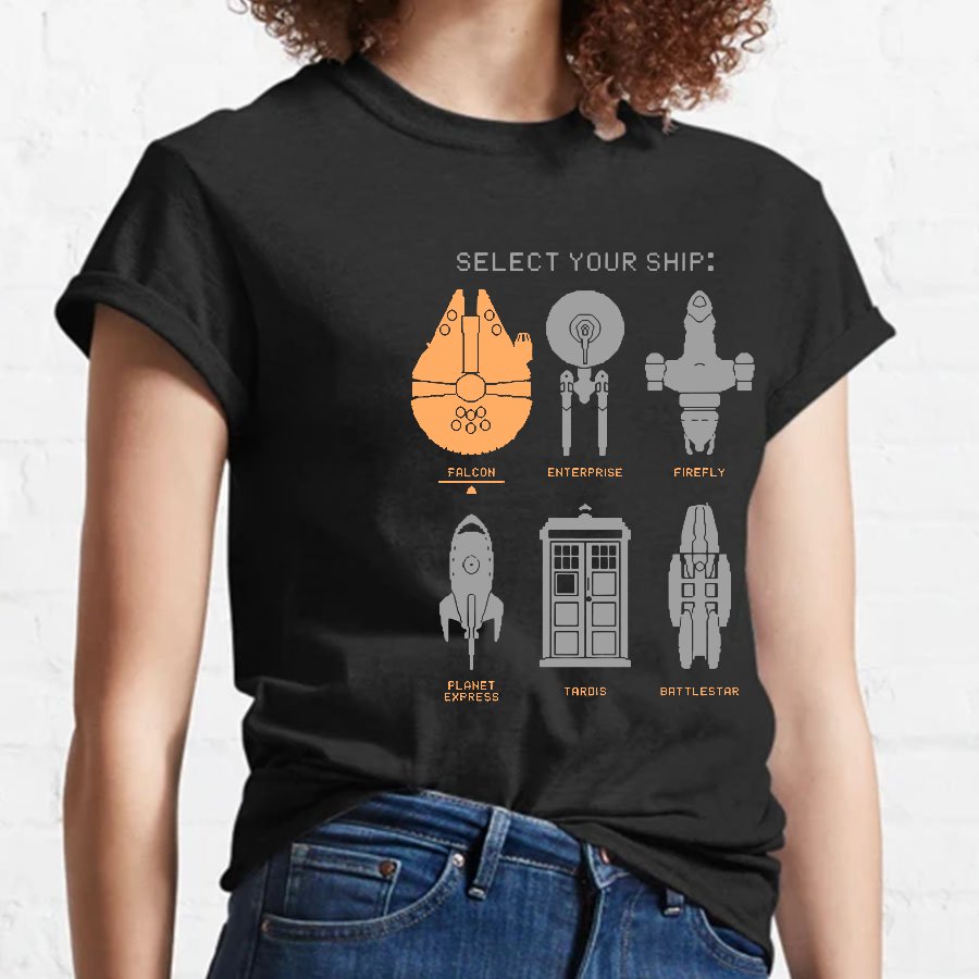 Choose Your Ship Geeky T-Shirt