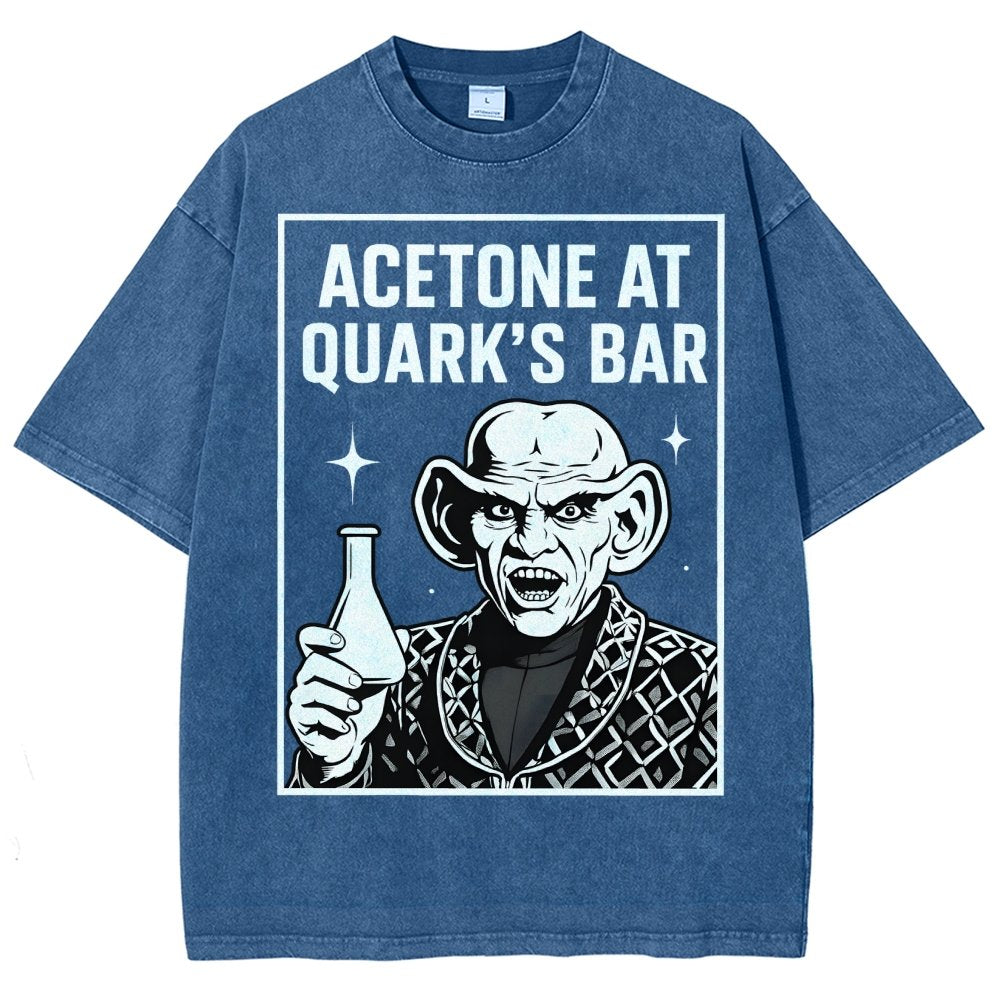 ACETONE AT A SPACE BAR Vintage Distressed T-shirt