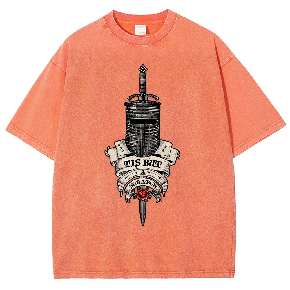 It is but a scratch. Vintage Distressed T-shirt