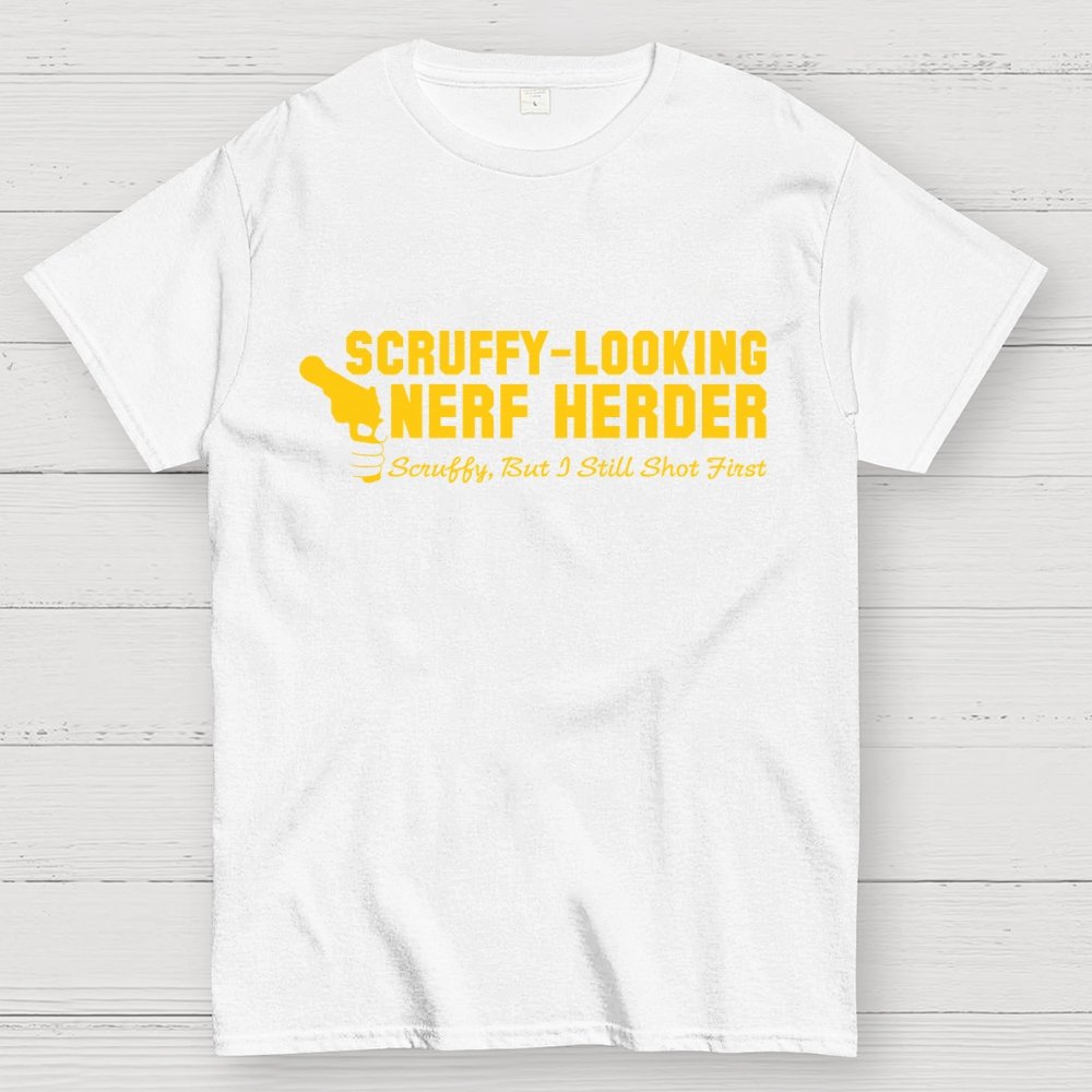 Scruffy Maverick Geek T-Shirt