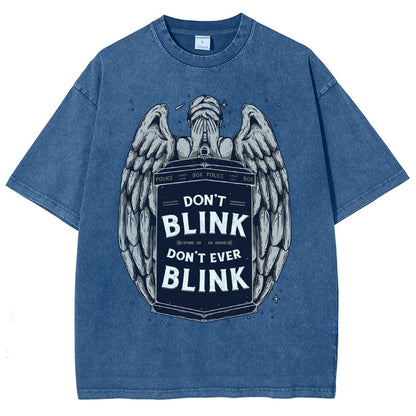 Don't Blink Vintage Distressed T-shirt