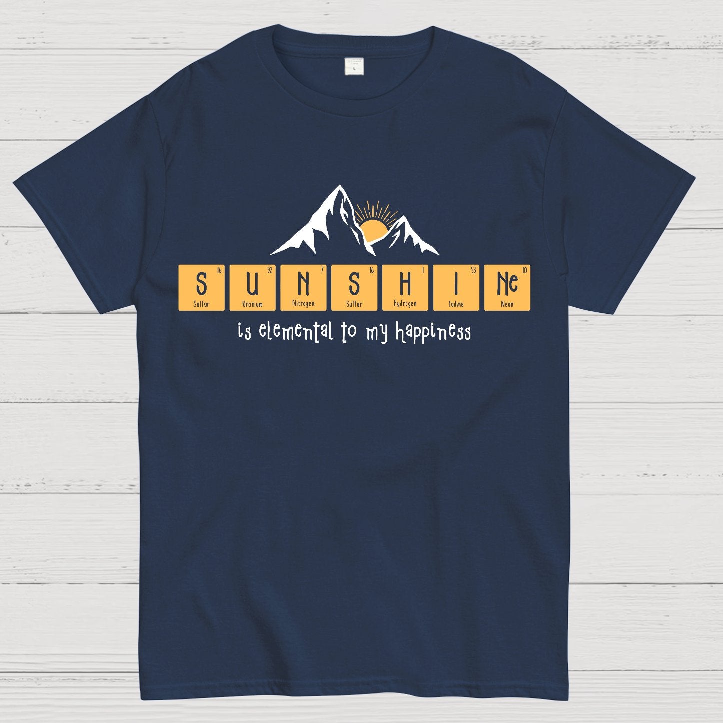 Sunshine Equals Happiness Geek T-Shirt