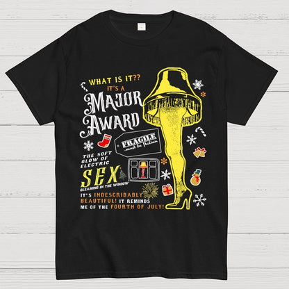 A Major Award Leg Lamp Christmas Geek T-Shirt