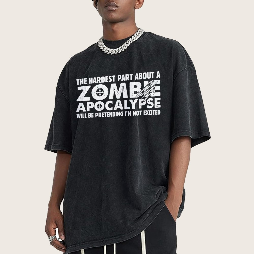 Zombie Apocalypse Vintage Distressed T-shirt