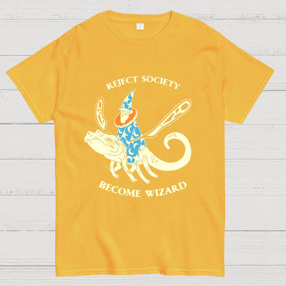 Reject society, become wizard Geek T-Shirt