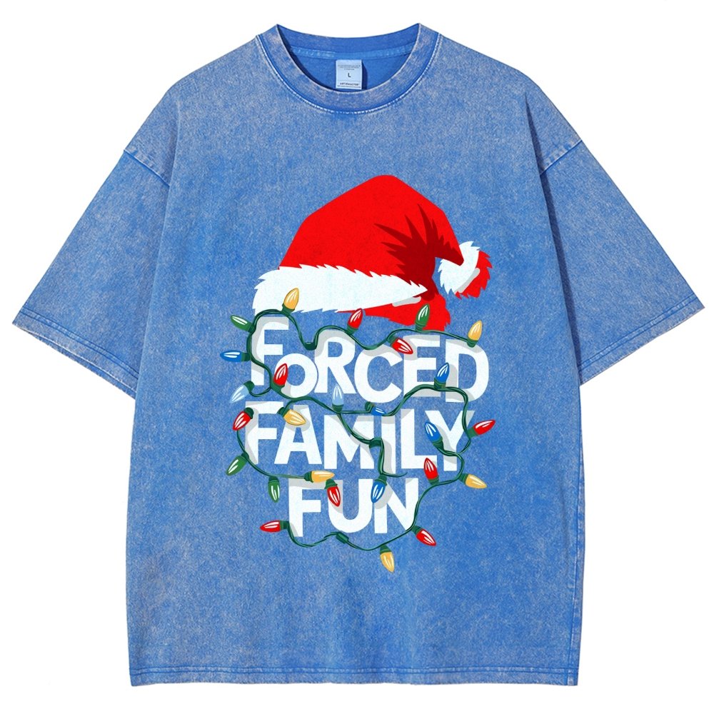 Forced Family Fun Vintage Distressed T-shirt