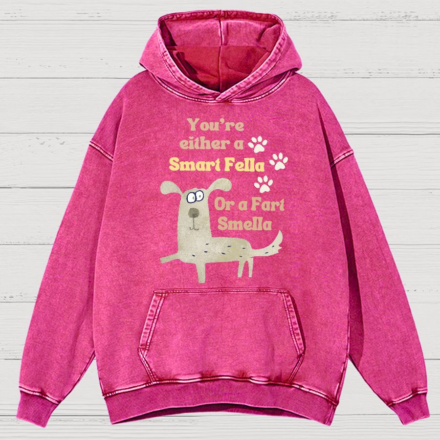 Funny Dog Puns Vintage Distressed Hoodie