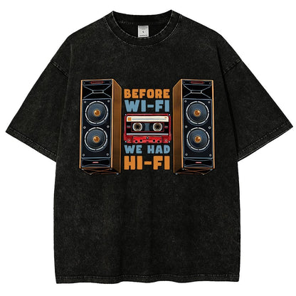 Before Wi-Fi Vintage Distressed T-shirt