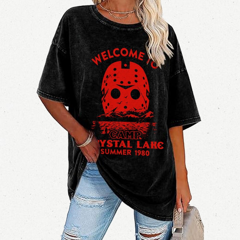 Welcome To Mystic Lake Vintage Distressed T-shirt
