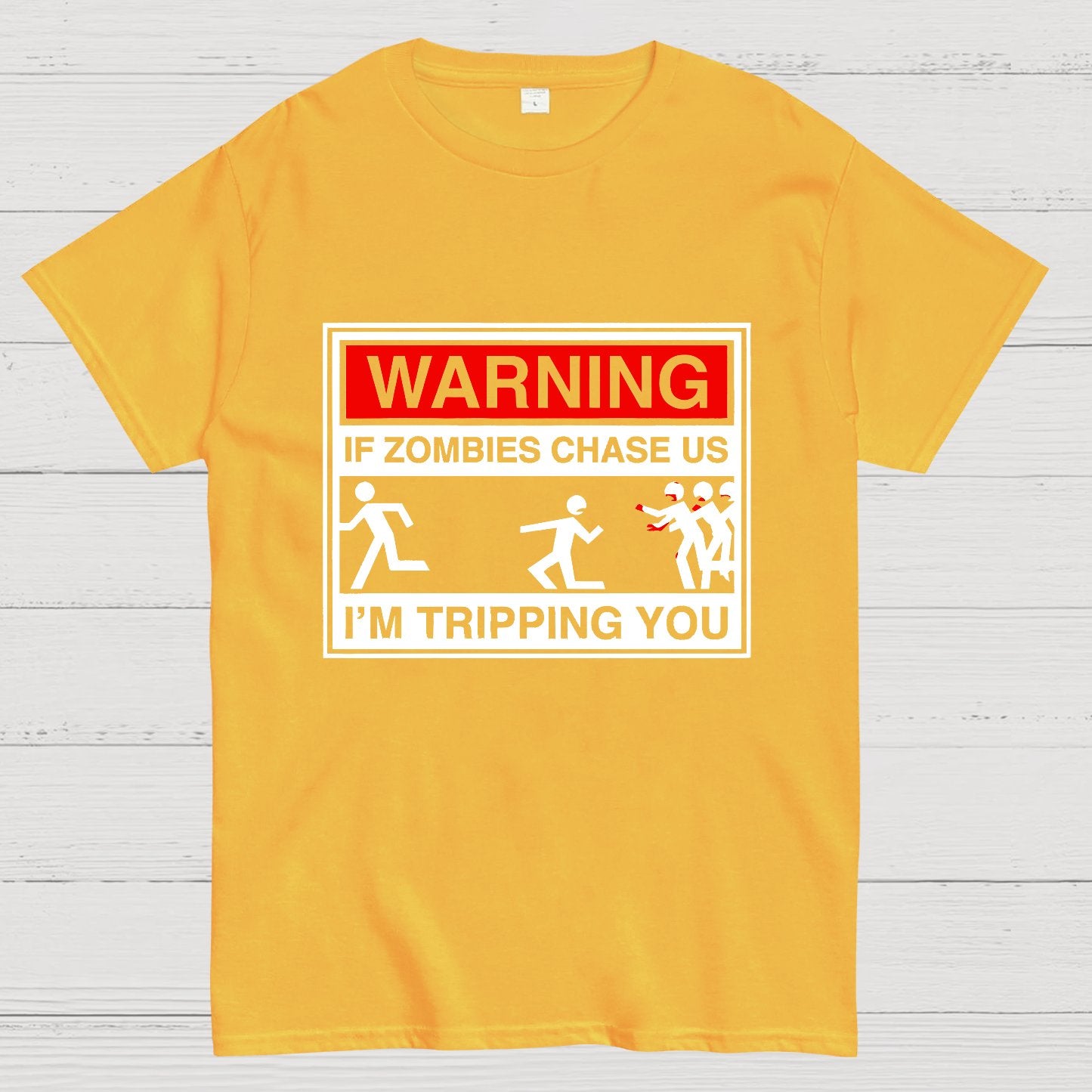 If Zombies Chase Us Geeky T-Shirt