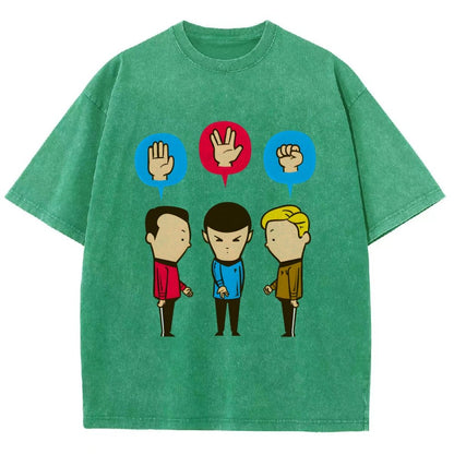 Paper – Scissors – Rock Vintage Distressed T-shirt