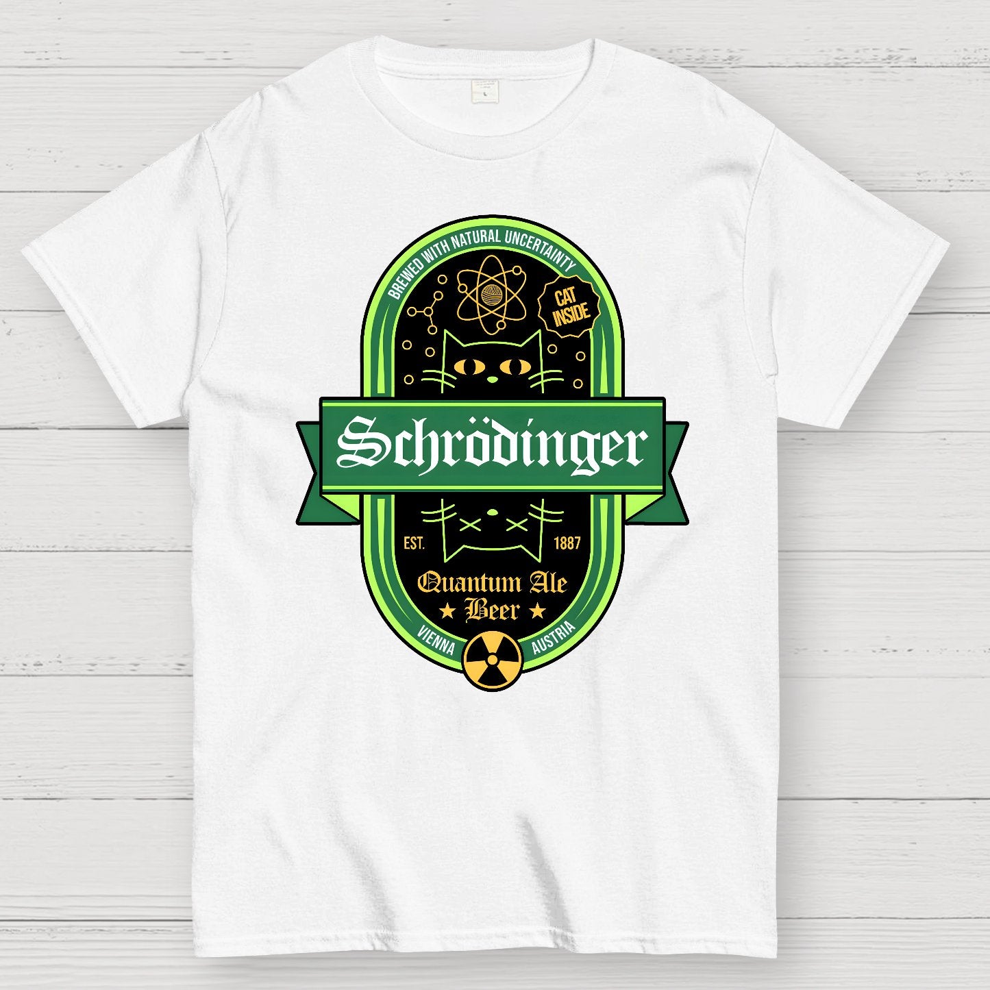 Schrodinger Quantum Ale Beer Geek T-Shirt