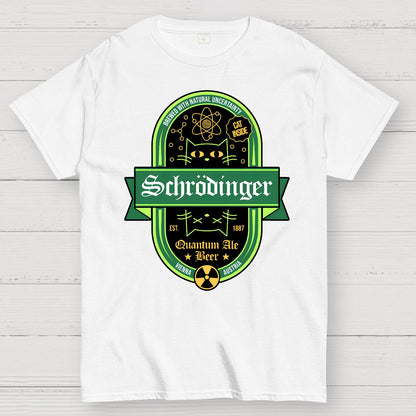 Schrodinger Quantum Ale Beer Geek T-Shirt