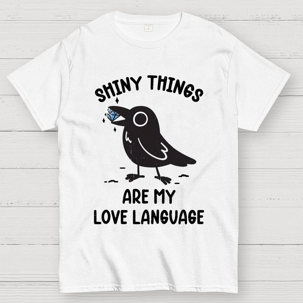 Crow Love Shiny Geek T-Shirt