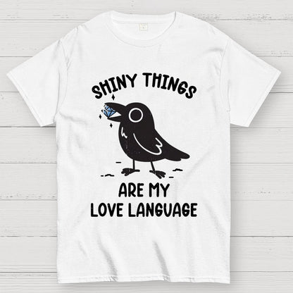 Crow Love Shiny Geek T-Shirt