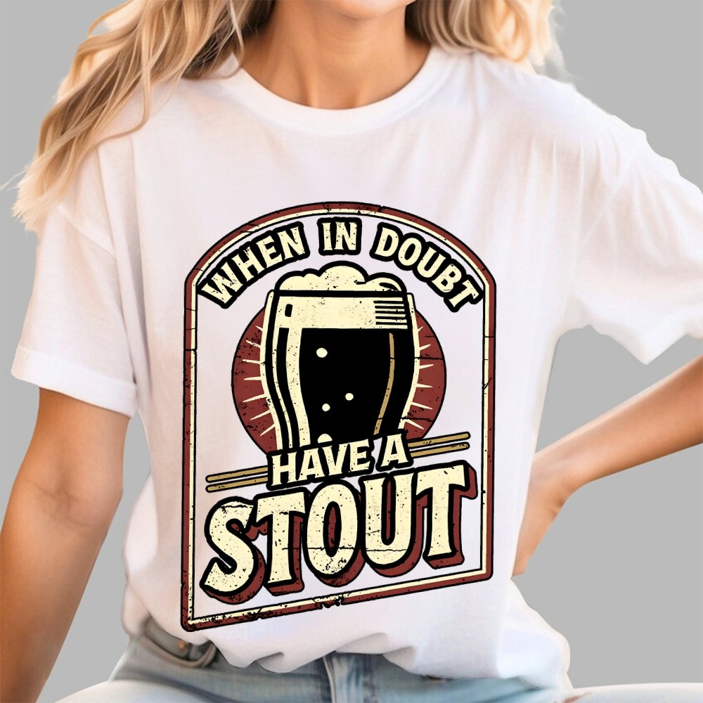 When In Doubt Have A Stout Geek T-Shirt