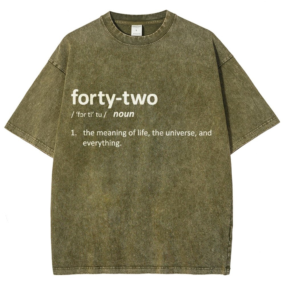 42 Definition Vintage Distressed T-shirt