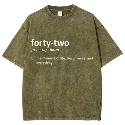 42 Definition Vintage Distressed T-shirt