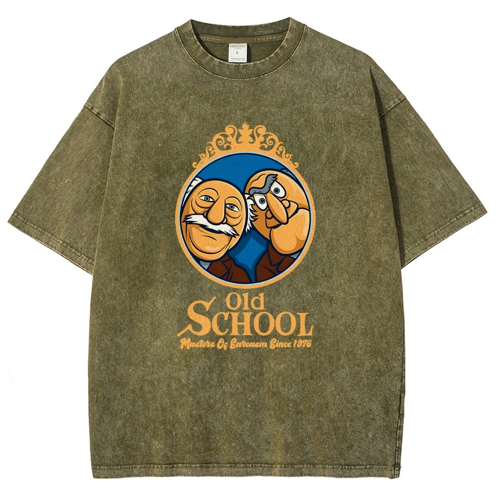 Old School Vintage Distressed T-shirt