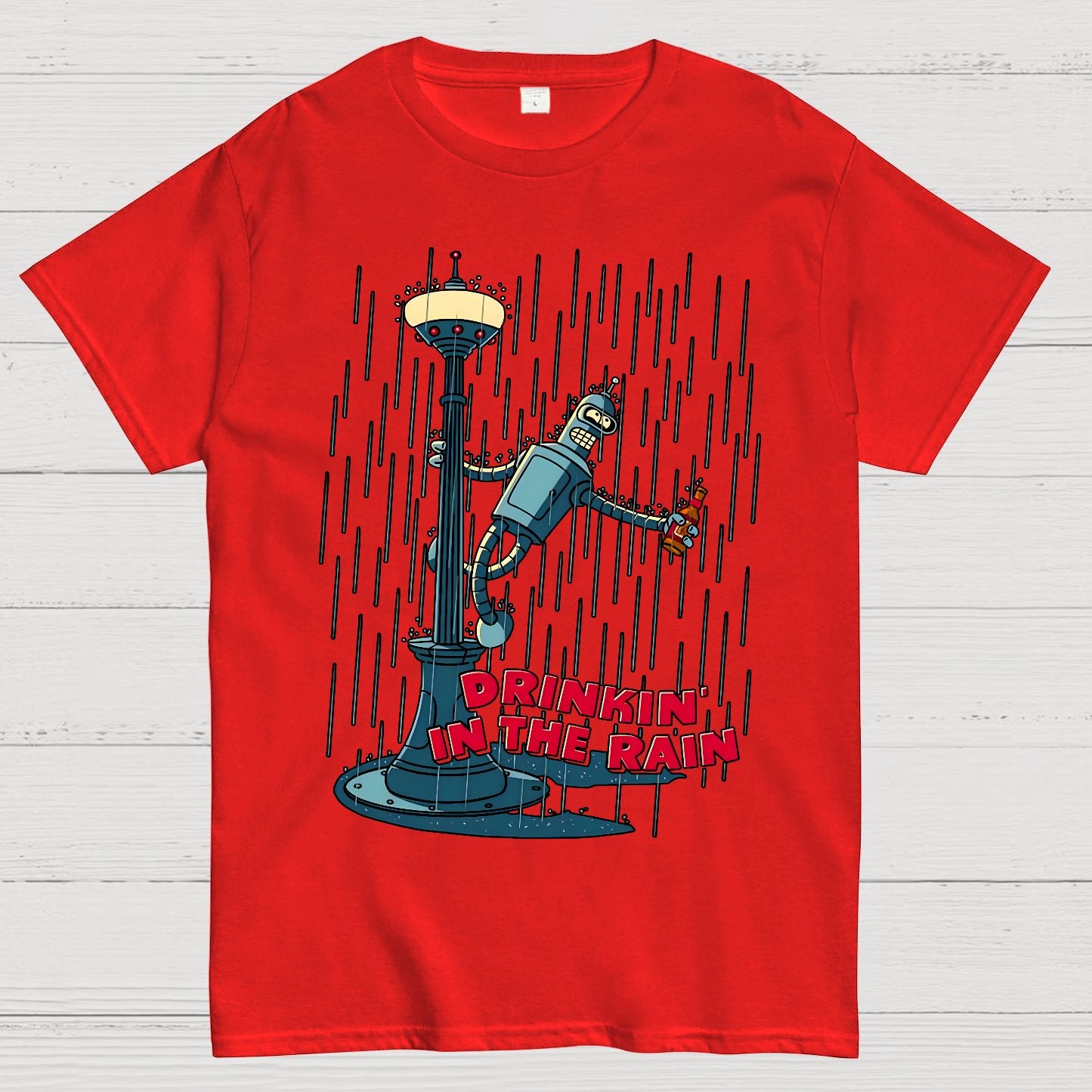 Drinkin' in the Rain Geek T-Shirt