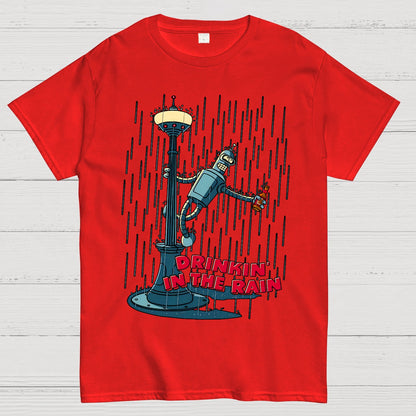 Drinkin' in the Rain Geek T-Shirt