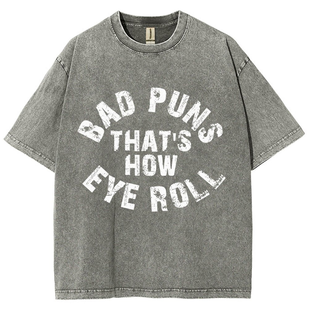 Eye Roll Vintage Distressed T-shirt