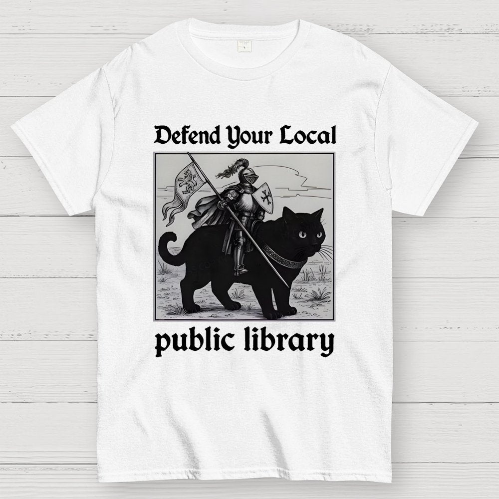Defend Your Local public library Geek T-Shirt